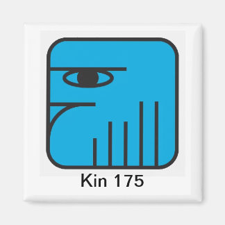 Tzolkin Aguia Azul Kin 175 Magnet