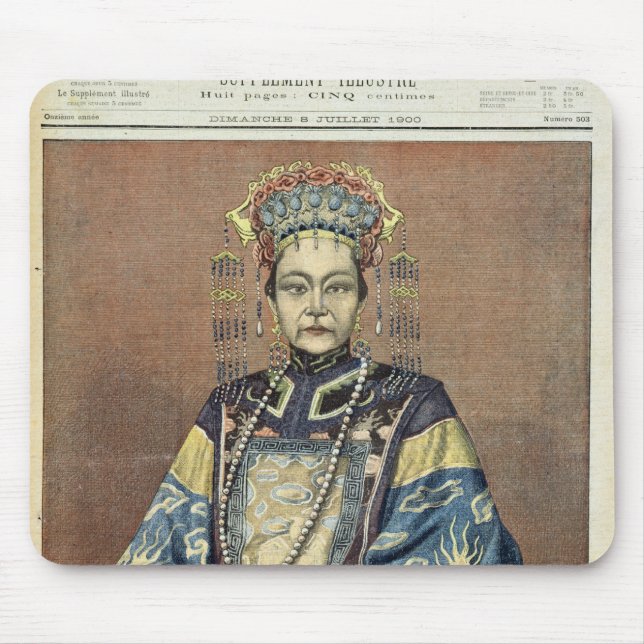 Tz'U-Hsi  Empress Dowager of China Mouse Mat (Front)