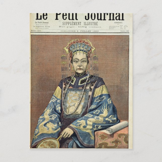 Tz'U-Hsi  Empress Dowager of China Postcard (Front)