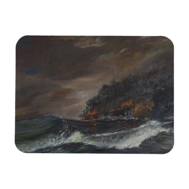 U107 750 days 1993 magnet (Horizontal)