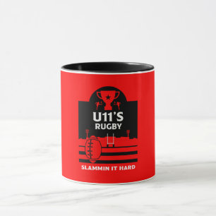 U11 Junior Rugby Players Mug
