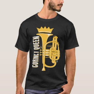 u201CCORNET QUEENu201D cornet girl female cornet p T-Shirt