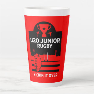 U20 Junior Rugby Players  Latte Mug
