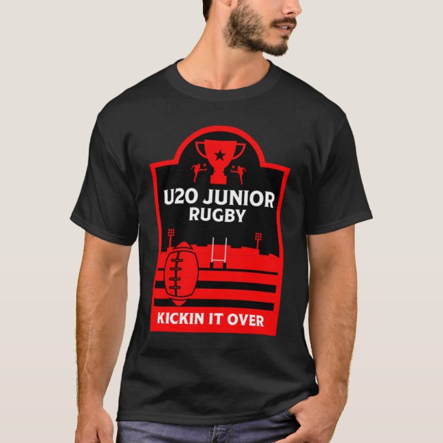 U20 Junior Rugby Players T-Shirt (Front)
