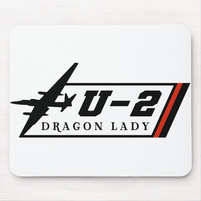U2 Dragon Lady spy plane Mouse Mat (Front)