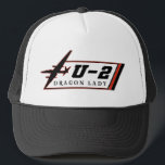 U2 Dragon Lady spy plane Trucker Hat<br><div class="desc">This is a U2 Dragon Lady spy plane design</div>