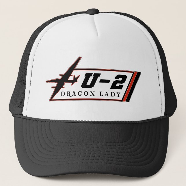 U2 Dragon Lady spy plane Trucker Hat (Front)