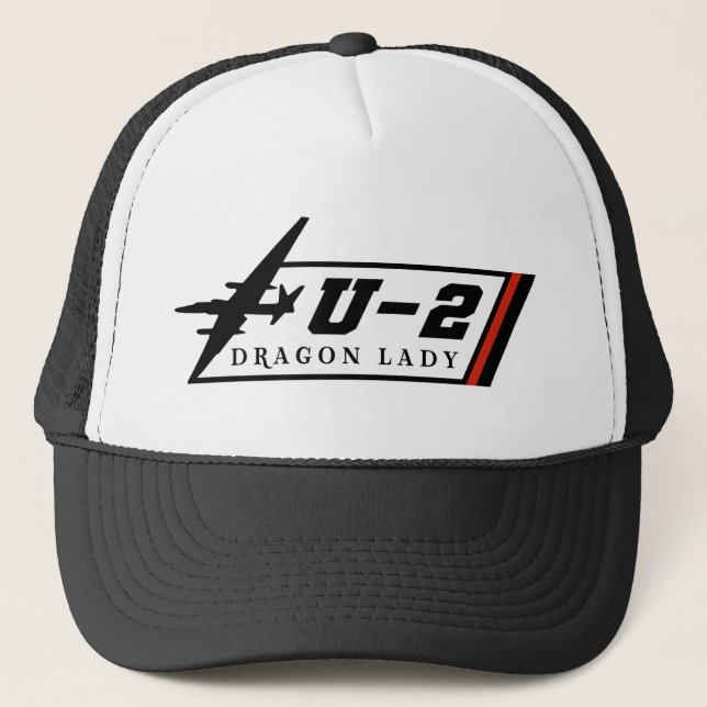 U2 Dragon Lady spy plane Trucker Hat (Front)