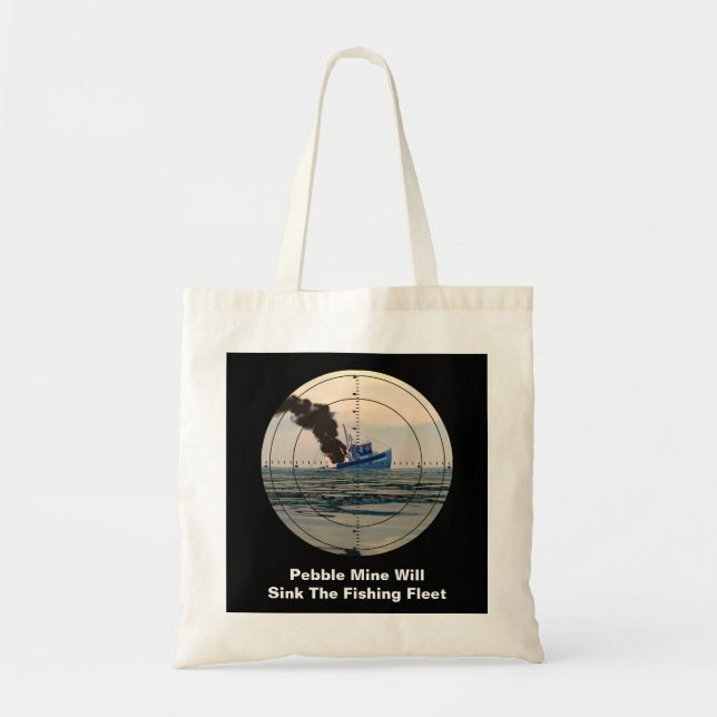 U-29 - Stop Pebble Mine Tote Bag (Front)