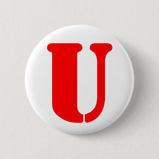 U_2 6 CM ROUND BADGE