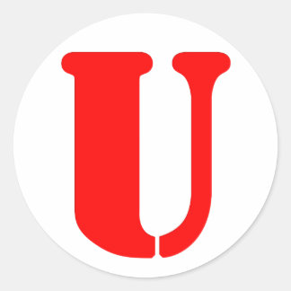 U_2 CLASSIC ROUND STICKER