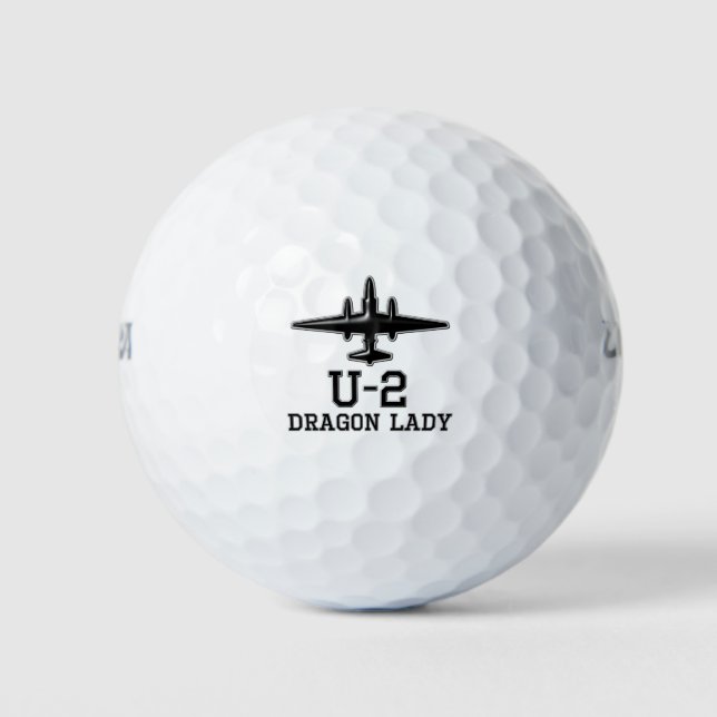 U-2 Spy Plane Golf Balls (Front)