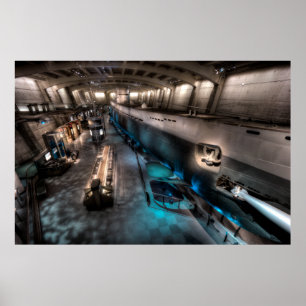 U-505 GERMAN U-BOAT SUBMARINE POSTER