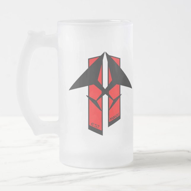 U.B.B. Columbus Frosted Beer Mug (Left)