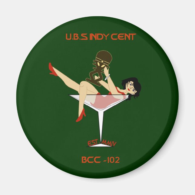 U.B.S Indycent Magnet (Front)