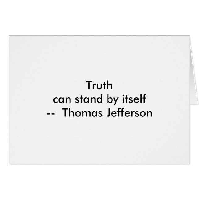 !!! U Create Truth  can stand by itself (Front Horizontal)