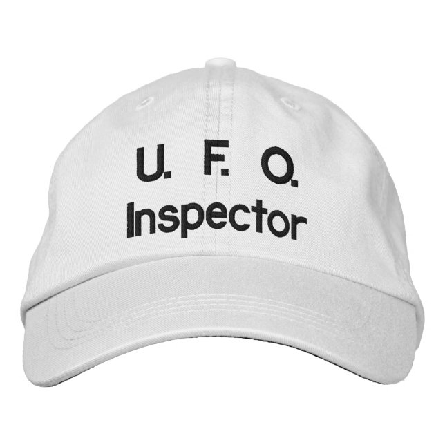 U.F.O. Inspectors Cap (Front)