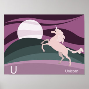 U for unicorn Poster