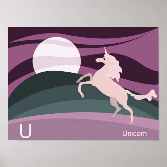 U for unicorn Poster (Front)