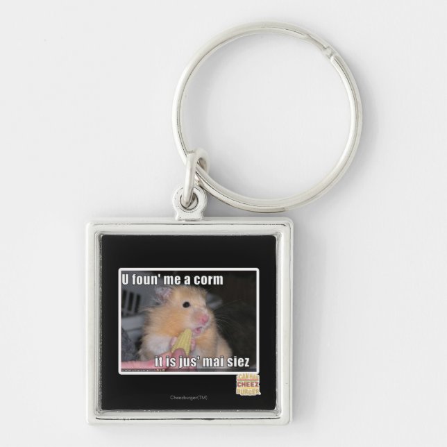 U found me a corn key ring (Front)
