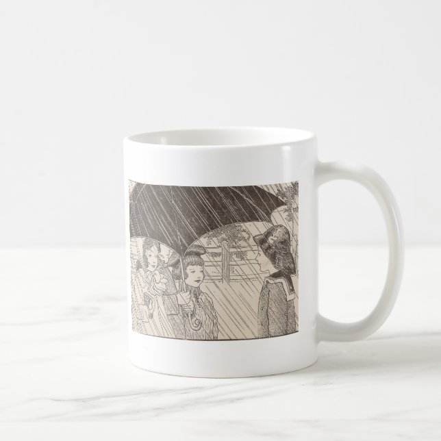 U is For Umbrella Coffee Mug (Right)