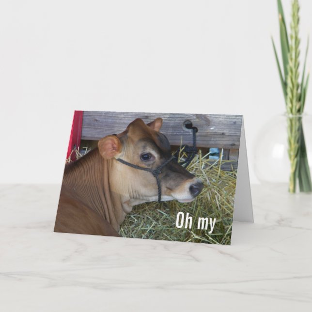 U LOOK UDDERLY FANTASTIC AT 40! CARD (Front)