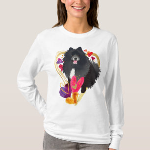 U MAKE MY HEART GO BLING -Lapphund white shirts