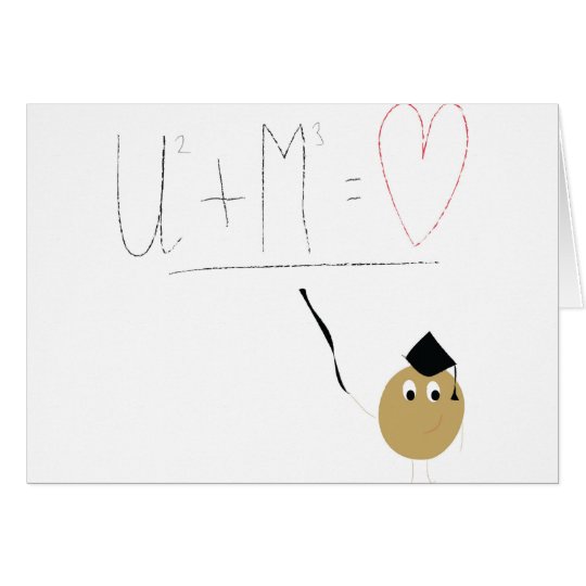U + Me = love Card
