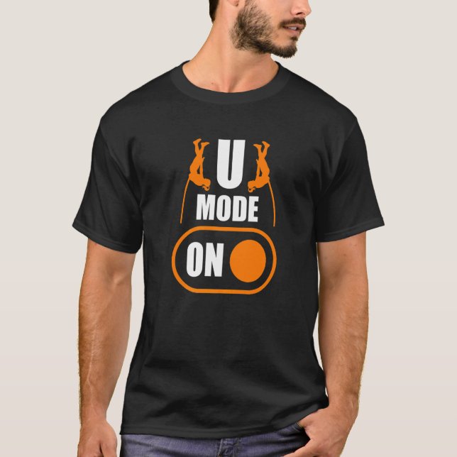 U Mode On Pole Vaulter T-Shirt (Front)