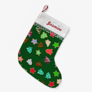 U Pick Colour/ Christmas Holiday Cookies Small Christmas Stocking