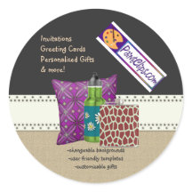 U Pick Colour/ Country Burlap Black Board Chalk