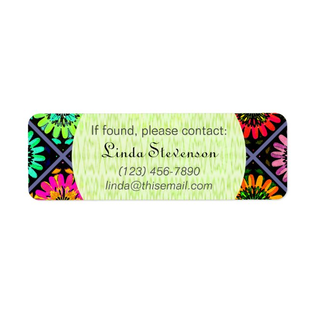 U Pick Colour/ Radiant Scrapbook Flowers on (Front)