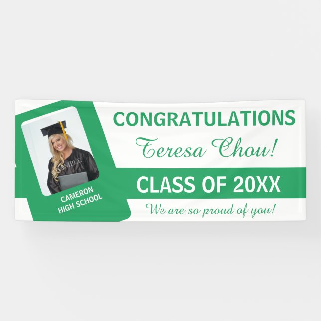 U-Pick School Colours w/Green UPSC Banner (Horizontal)