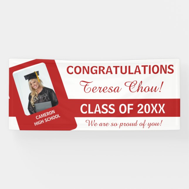 U-Pick School Colours w/Red UPSC Banner (Horizontal)