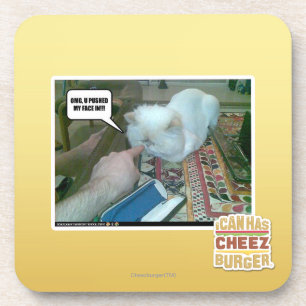 U pushed my face in! coaster