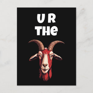 U R The Goat Postcard