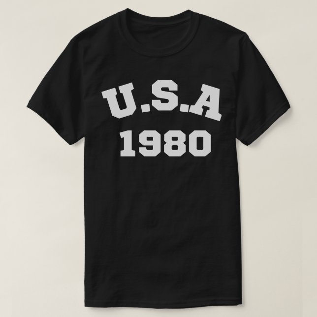 U.S.A 1980 T-Shirt (Design Front)