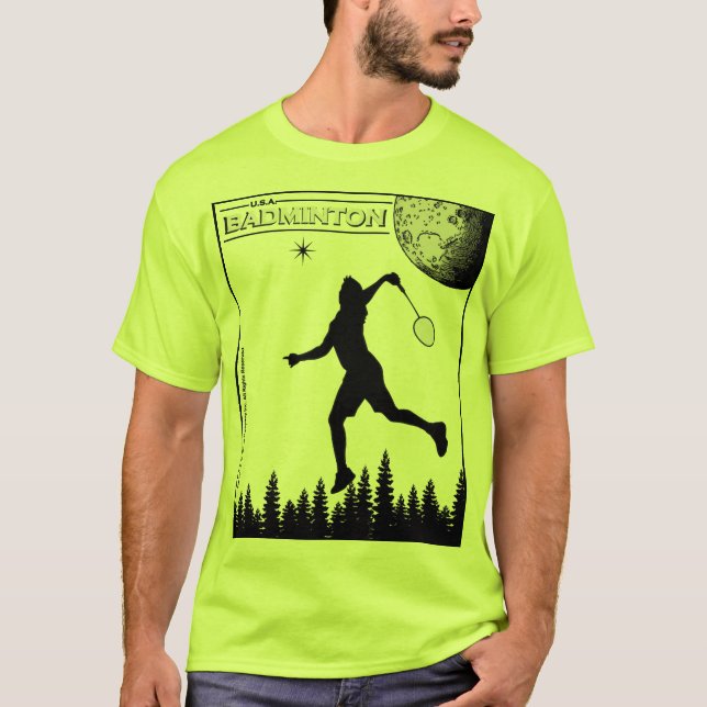 U.S.A. Badminton T-Shirt (Front)