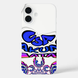 U.S.A beautiful amazing text quote design iPhone 16 Case