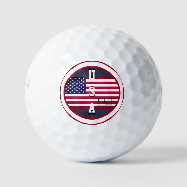 U.S.A. Bridgestone  Golf Balls (Front)