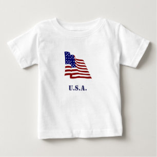 U.S.A. Flag Baby T-Shirt