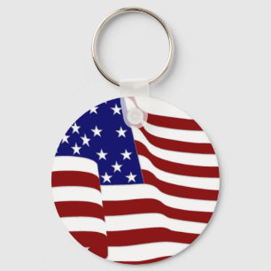 U.S.A. Flag Key Ring