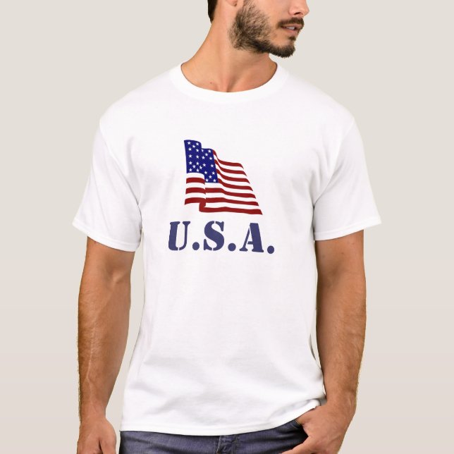 U.S.A. Flag T-Shirt (Front)