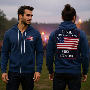 U.S.A. Kinka T Creations Hoodie
