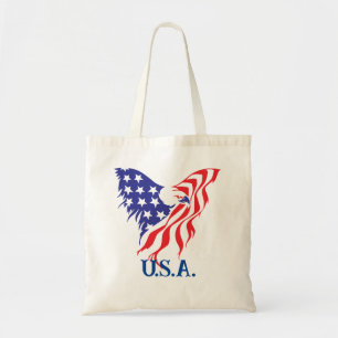 "U.S.A." Monogram tote bag