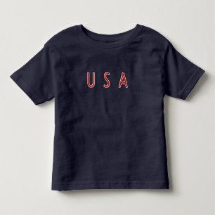 U S A Patriotic design Toddler T-Shirt