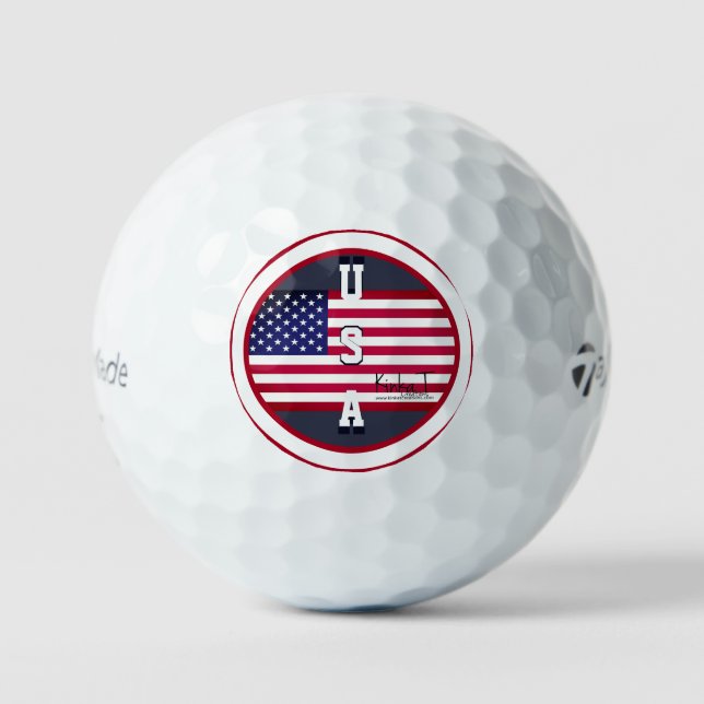 U.S.A. Taylor Made TP5 Golf Balls (Front)