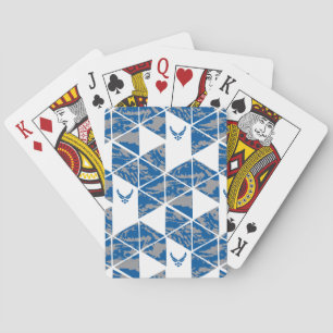 U.S. Air Force Geometric Triangle Playing Cards