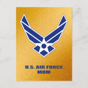 U.S. Air Force Mum Postcard