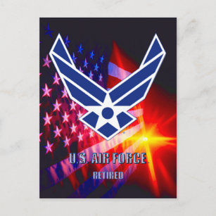 U.S. Air Force Retired Postcard
